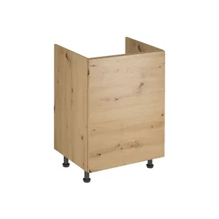 Szafka Dolna Stojąca Pod Zlewozmywak 1 Drzwi D60Z-P/L Langen Gała Meble Dąb Artisan, Brak - System Push to Open - Szafki kuchenne - miniaturka - grafika 1
