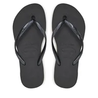 Klapki i japonki damskie - Japonki Havaianas 4000030.0090 Czarny - miniaturka - grafika 1