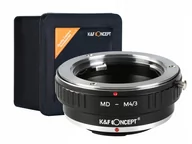 Paski, szelki, uprzęże foto - K&F Adapter Minolta MD na micro M4/3 M43 - miniaturka - grafika 1
