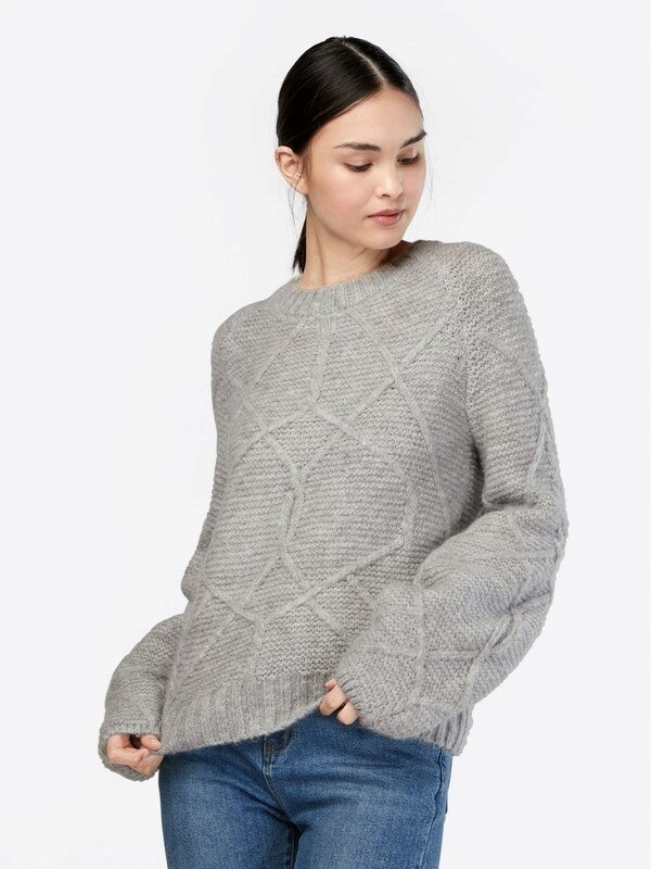 Denham Sweter Damski Klasyczny Bordowy XS 2z1f5_b*