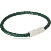 Bransolety męskie - Bransoletka Męska Guess JUMB02142JWSTDGS Skórzany 20 cm - miniaturka - grafika 1