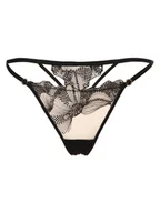 Majtki damskie - Bluebella - Stringi damskie Adeline, czarny|beżowy - miniaturka - grafika 1