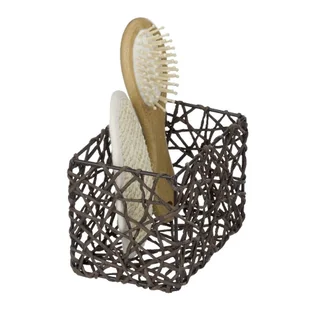 Wenko WENKO 20370100 kosz kosz do przechowywania Curly brązowy  Bad, masa celulozowa bielona, 15 x 11 x 10.5 cm 20370100 - Kosze na bieliznę - miniaturka - grafika 2