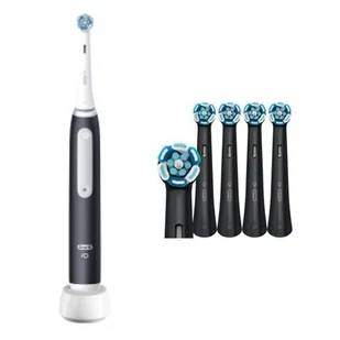 Oral-B iO 3 Czarny + Końcówka szczoteczki Oral-B iO Ultimate Clean Czarny (4 szt.) - Szczoteczki elektryczne - miniaturka - grafika 1