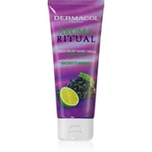 Kremy i maski do rąk - Dermacol Aroma Ritual Hand Cream Grape & Lime 100ml - miniaturka - grafika 1