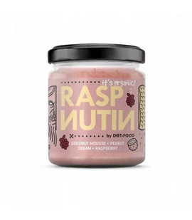 RASPNUTIN BIO KREM KOKOSOWY Z ORZECHAMI I MALINAMI 200 G - Zdrowa żywność - miniaturka - grafika 1