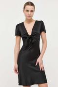 Sukienki - Guess sukienka kolor czarny mini rozkloszowana - miniaturka - grafika 1