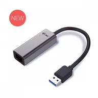 Adaptery i przejściówki - i-Tec Pretec I-TEC USB 3.0 Metal Gigabit Ethernet Adapter 1x USB 3.0 to RJ-45 LED for Notebook Tablet PC Windows Mac Linux Android U3METALGLAN - miniaturka - grafika 1