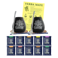 Yerba Mate - ZESTAW dla Dwojga Yerba Mate Tykwa Bombilla 10x50g - miniaturka - grafika 1