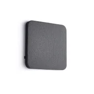 Płyty i maty izolacyjne - Panel akustyczny POLY, zaokrąglone rogi, 600x600x56 mm, ścienny, ciemnoszary - miniaturka - grafika 1