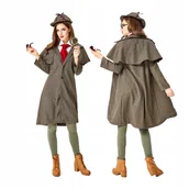 Stroje karnawałowe - Strój Sherlocka Holmesa Dla Kobiet Przebranie Detektywa Szerlok Halloween L - miniaturka - grafika 1