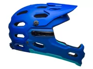 Kaski rowerowe - Bell, Kask full face, Super 3R MIPS, niebieski, rozmiar M - miniaturka - grafika 1