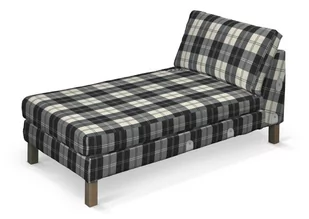 Dekoria pl pl Pokrowiec na szezlong Karlstad dostawka krótki krata czarno-biała 80 x 160 x 80 cm Edinburgh 733-115-74 - Pokrowce na meble Dekoria pl pl Pokrowiec na szezlong Karlstad dostawka krótki krata czarno-biała 80 x 160 x 80 cm Edinburgh 733-115-74 - Pokrowce na meble - miniaturka - grafika 1