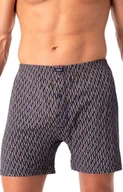 Majtki damskie - Luźne bokserki męskie granatowe MXC 821, Kolor granatowy-wzór, Rozmiar M, Key - Primodo.com - miniaturka - grafika 1