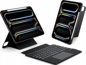 Akcesoria do tabletów i e-booków - Dux Ducis DUX DUCIS etui DK składane z klawiaturą bezprzewodową do iPad Pro 11 2024 czarne - miniaturka - grafika 1