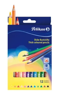Pelikan Kredki trójkantowe BSD12DN, 12 sztuk 724039 - Kredki, ołówki, pastele i pisaki - miniaturka - grafika 2