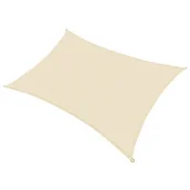 Parasole ogrodowe - KWADRATOWY ŻAGIEL PRZECIWSŁONECZNY W KOLORZE BEŻOWYM 3x4m - miniaturka - grafika 1