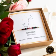 Bransoletki - Bransoletka Skorpion Zodiakalna Znak Zodiaki Scorpius - miniaturka - grafika 1
