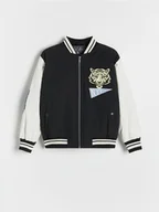 Kurtki i płaszcze dla chłopców - Reserved - Kurtka bomber oversize - czarny - miniaturka - grafika 1
