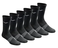 Skarpetki damskie - Saucony Multi-pack Mesh Wentylacja Comfort Fit Performance Crew Skarpetki dla mężczyzn Skarpety do biegania, czarna stopa masywna (6 par), Rozmiar butów: 8-12, Czarna masywna stopa (6 par), Shoe Size: - miniaturka - grafika 1