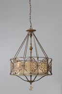 Lampy sufitowe - Elstead Lighting Marcella Pendant Light FE/MARCELLA/P Elstead lampa wisząca stylowa abażurowa FE/MARCELLA/P) - miniaturka - grafika 1
