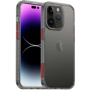 Etui na telefon Alogy Protective Case obudowa ochronna do Apple iPhone 14 Pro Max Czarno-przezroczyste - Etui i futerały do telefonów - miniaturka - grafika 11