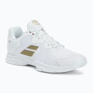 Buty do tenisa męskie Babolat 22 SFX3 All Court Wimbledon white/gold - Buty sportowe męskie - miniaturka - grafika 1