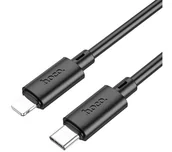 Kable USB - Hoco Gratifed X88 USB-C do Lightning Czarny - miniaturka - grafika 1