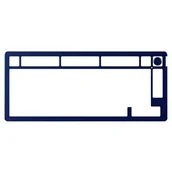 Gadżety dla graczy - Płytka wierzchnia HYPERX Top Plate Alloy Rise 75 Granatowy - miniaturka - grafika 1