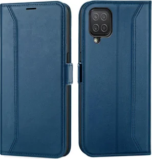 Etui na telefon komórkowy Samsung Galaxy A22 4G, M22, M32 Flip Case składane etui ochronne, niebieskie - Etui i futerały do telefonów - miniaturka - grafika 1