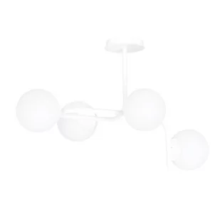 Emibig Kalf lampa wisząca 4-punktowa biała 1031/4A - Lampy sufitowe - miniaturka - grafika 1