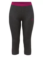 Spodnie sportowe damskie - Odlo Wełniane legginsy funkcyjne "Woll 150" w kolorze antracytowym - miniaturka - grafika 1