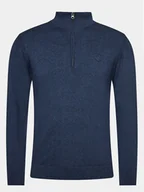 Swetry męskie - INDICODE Sweter Liliamos 35-698 Granatowy Regular Fit - miniaturka - grafika 1