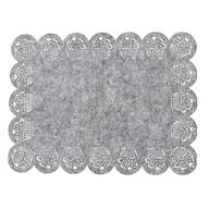 Obrusy i serwetki - Podkładka filcowa MUFFINS 45 x 30 cm szary - miniaturka - grafika 1