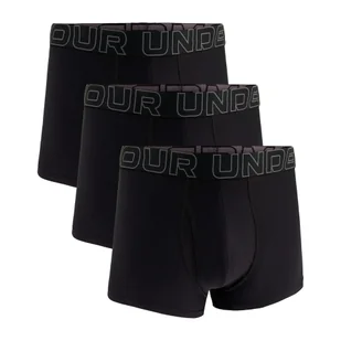 Bokserki męskie Under Armour Perf Tech Solid 3in 3Pack Black 3XL - Majtki męskie - miniaturka - grafika 1