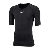 Akcesoria turystyczne - Puma ligi Base Layer Tee SS Jr chłopcy T-Shirt, czarny, 140 655919 03 - miniaturka - grafika 1