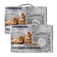 Żwirek dla kotów - PREMIERE Multi-Cat Żwirek zbrylający 2x12 l - miniaturka - grafika 1