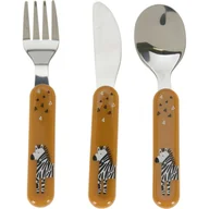 Sztućce dla dzieci - EH Sztućce dla dzieci  Safari 3 szt.,  zebra - miniaturka - grafika 1