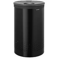 Kosze na bieliznę - Kosz na pranie BRABANTIA 242380 60L Czarny - miniaturka - grafika 1