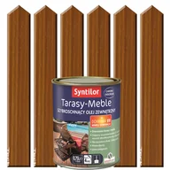 Farby i impregnaty do drewna - Olej zewnętrzny TARASY-MEBLE szybkoschnący 0.75 l Tek SYNTILOR - miniaturka - grafika 1