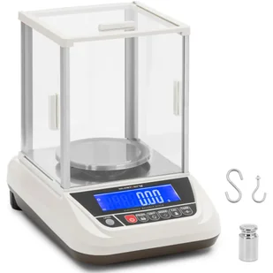 Waga laboratoryjna analityczna ze szklaną osłoną LCD 3000 g / 0.01 g - Wagi specjalistyczne - miniaturka - grafika 2