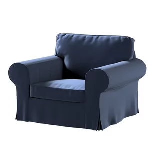 Pokrowiec na fotel Ektorp, DEKORIA, granatowy, 103x82x73 cm - Pokrowce na meble - miniaturka - grafika 1