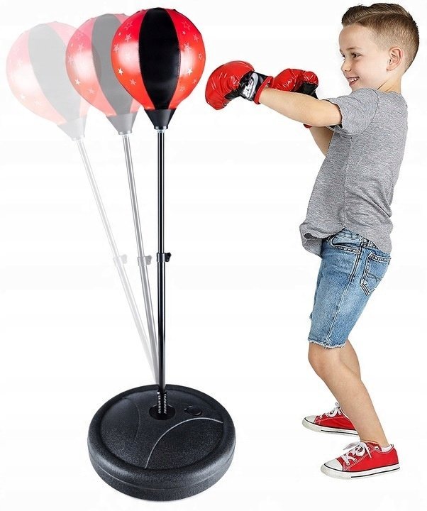 Gruszka Bokserska Stojąca dla Dzieci Rękawice Boks BOKSOWANIE 8050
