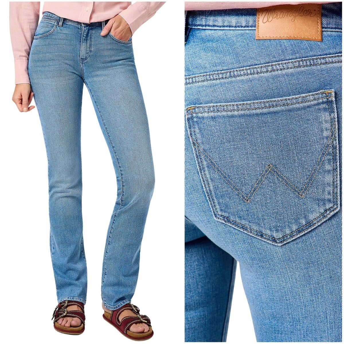 Wrangler BOOTCUT Stelth rozszerzane damskie spodnie jeansowe W30 L32
