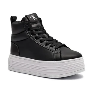 Calvin Klein Jeans Skórzane trampki - Trampki damskie - miniaturka - grafika 1