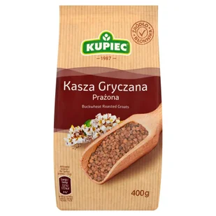 Kupiec Kasza gryczana prażona 400 g - Kasza - miniaturka - grafika 1
