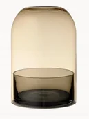 Świeczniki - Świecznik wazon ze szkła dymiony Tota Westwing Prezent dekoracja - miniaturka - grafika 1