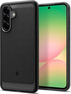 Spigen Etui Rugged Armor do Galaxy A56 5G, czarne - Etui i futerały do telefonów - miniaturka - grafika 1