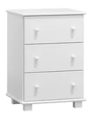 Komody - Komoda sosnowa drewniana nr14 g47 biała - miniaturka - grafika 1