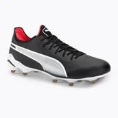 Piłka nożna - Buty piłkarskie męskie PUMA King Ultimate FG/AG puma black/puma white/fire orchid - miniaturka - grafika 1